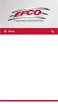 Mobile Screenshot of efcofinishing.com